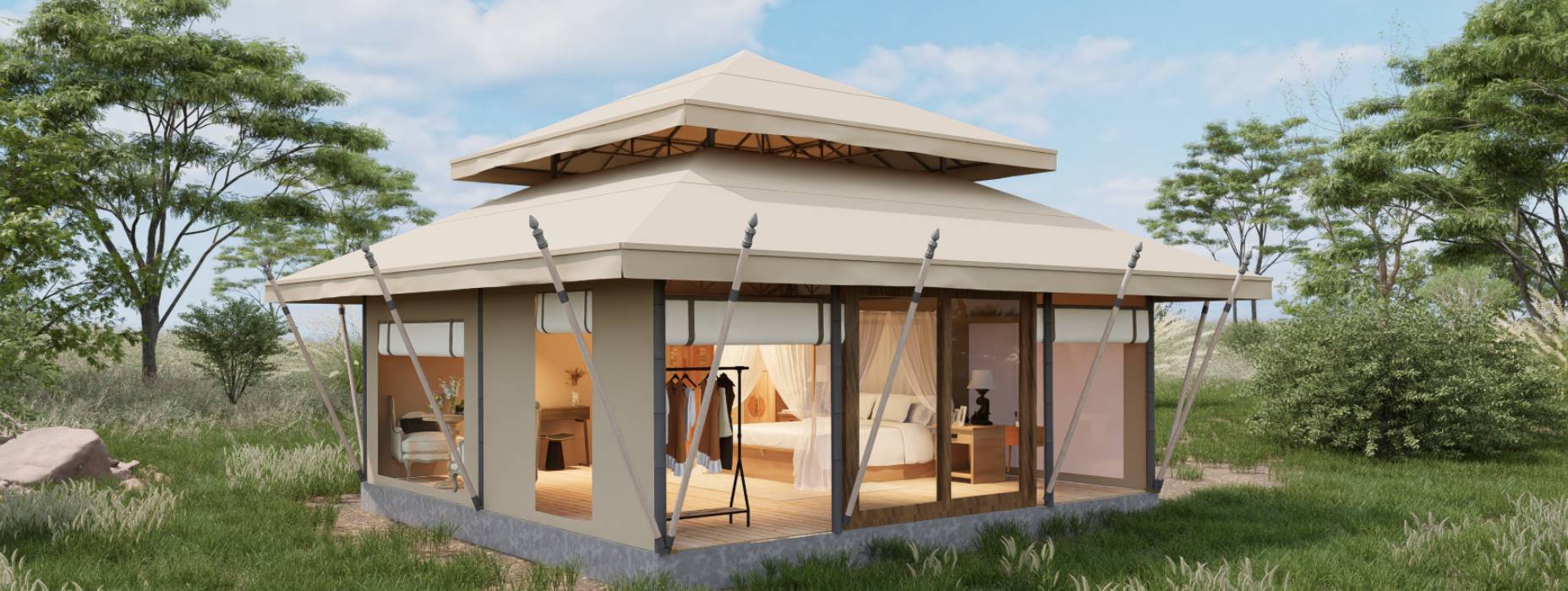 郧西县户外野奢帐篷